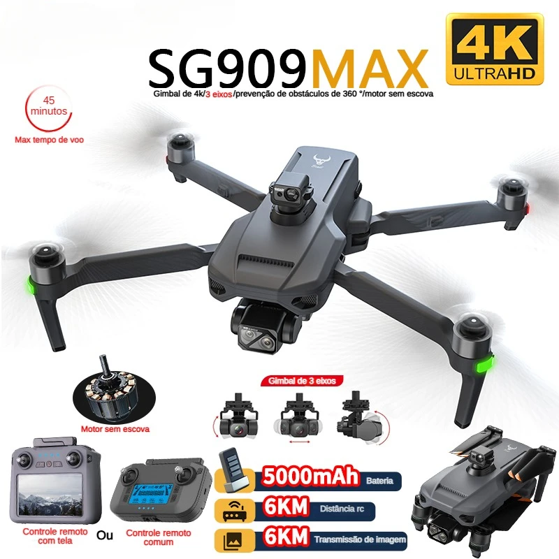 Drone Ae Rc - ZLL SG909 SG909MAX Professional Drone With