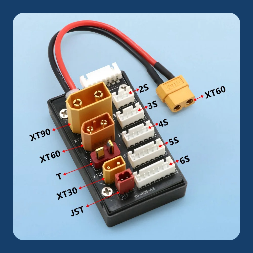 2-6S Lipo Battery Parallel Cha - огляд і ціна Lipo Parallel Charging Board