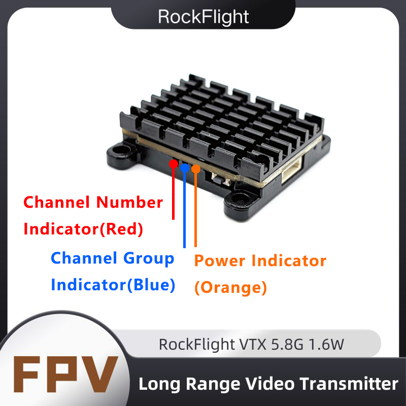 RockFlight TX663 VTX 5.8G 48CH - огляд і ціна Drone Rc Toy