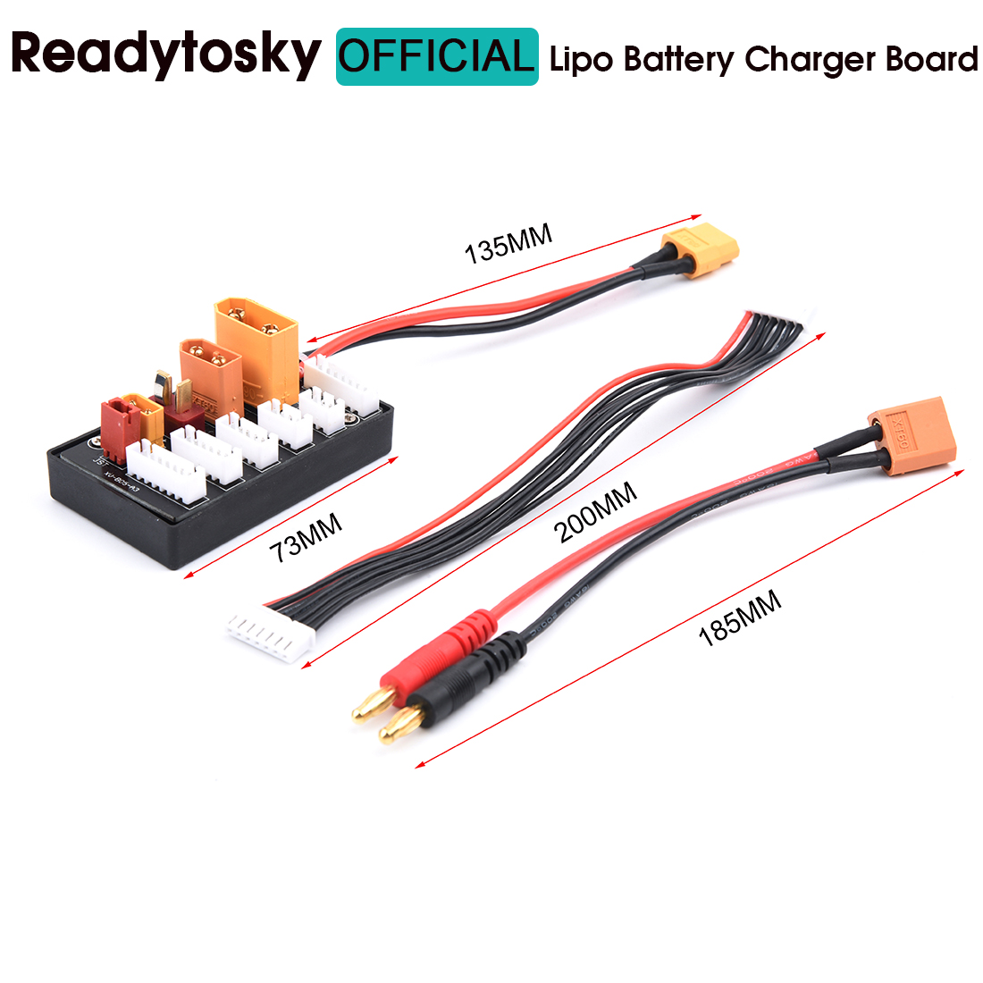 2-6S XT30 XT60 XT90 JST T Conn - огляд і ціна Lipo Parallel Charging Board