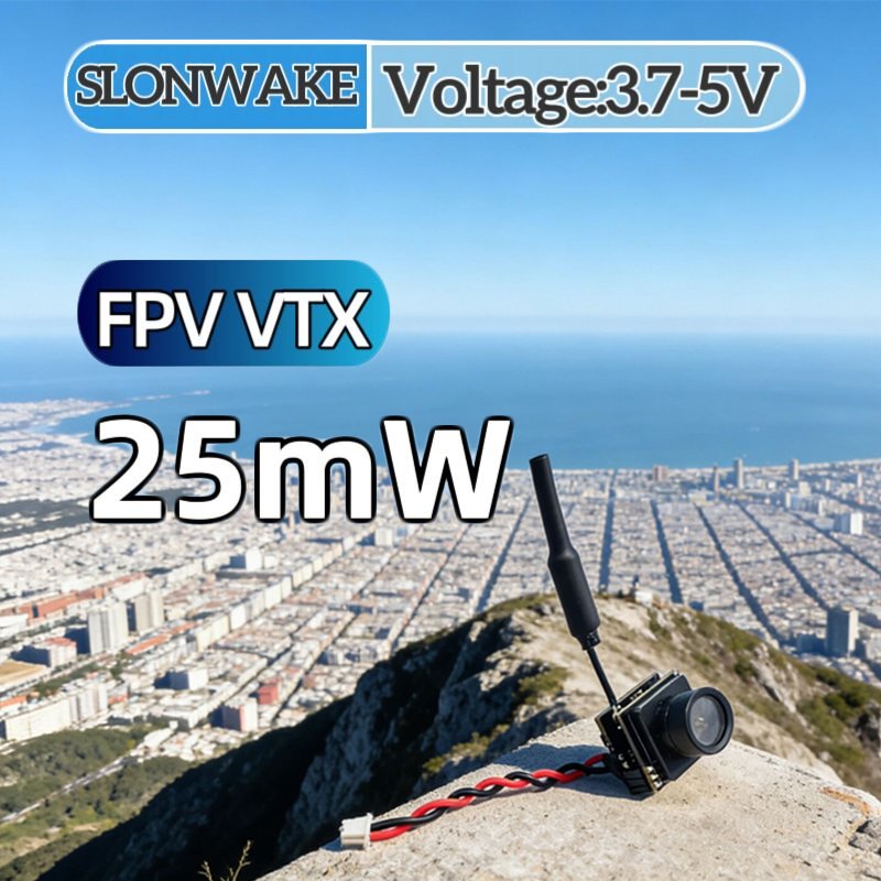 SLONWAKE FPV 25mW power simula - огляд і ціна Receiver Rc Drone
