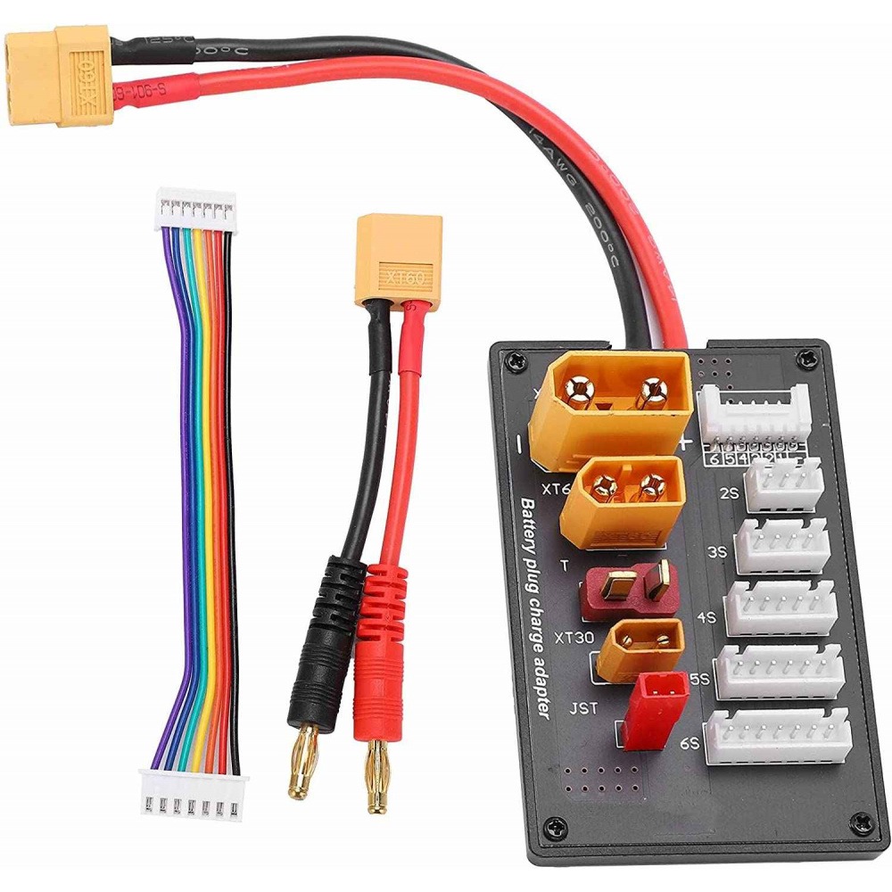 XT30 XT60 XT90 JST T Connector - огляд і ціна Lipo Parallel Charging Board