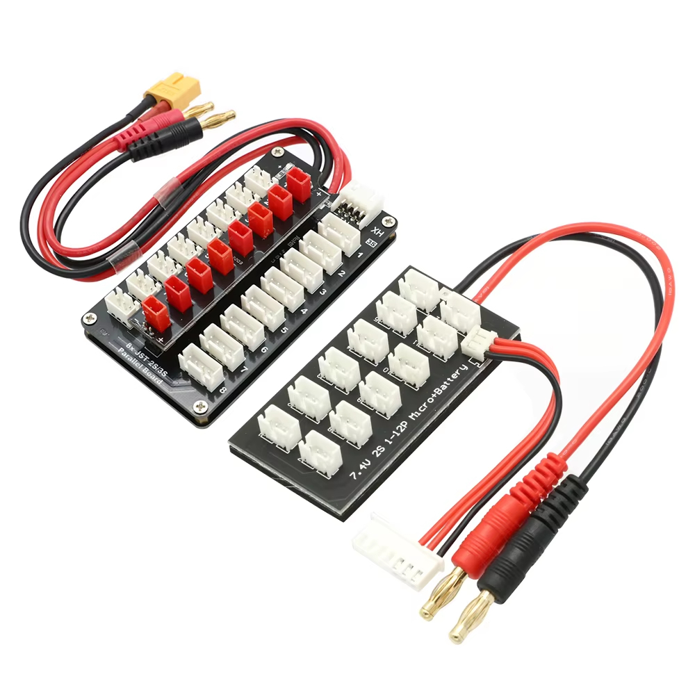 Rc 2-6S 2-8S T / XT60 / XT90 / - огляд і ціна Lipo Parallel Charging Board