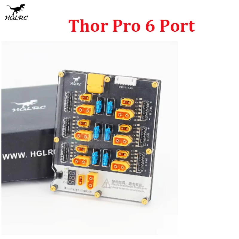 HGLRC Thor Pro 6 Ports Battery - огляд і ціна Lipo Parallel Charging Board