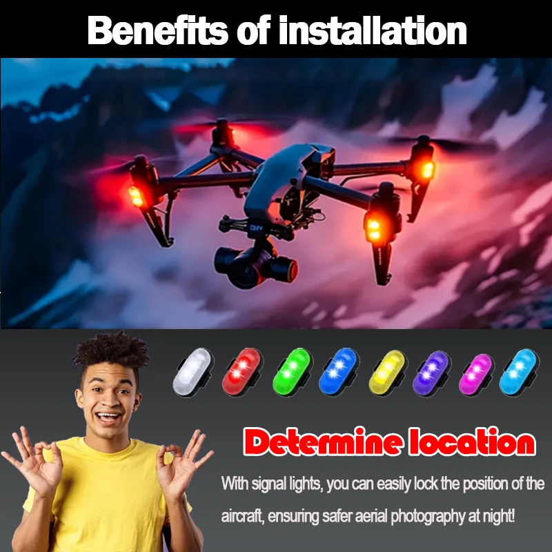 LED Aircraft Strobe Lights 1-1 - огляд і ціна Drone Aircraft Jjrc