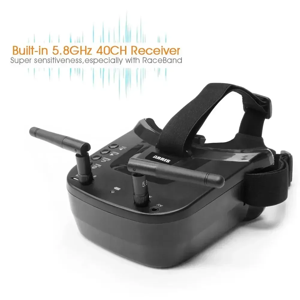 VR009 5.8G FPV Goggles 40CH 3  - огляд і ціна Fpv Goggles Headset