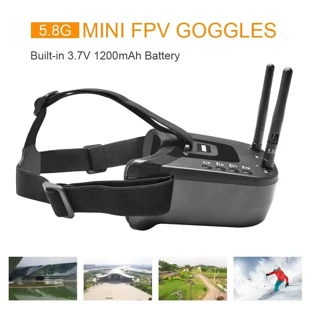 VR009 5.8G FPV Goggles 40CH 3  - огляд і ціна Fpv Goggles Headset