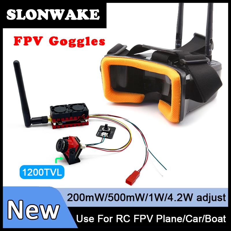 SLONWAKE 5.8G 48CH 4.2W VTX Tr - огляд і ціна Fpv Goggles Headset