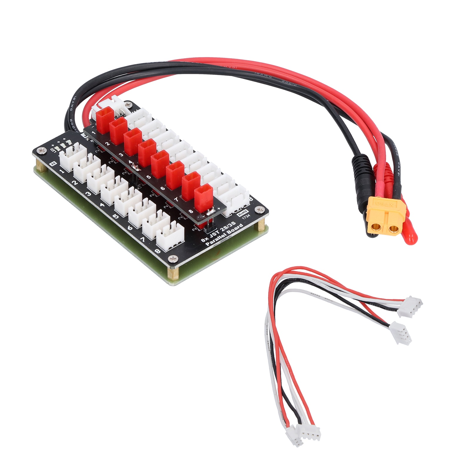LiPo Charging Board JST Plug X - огляд і ціна Lipo Parallel Charging Board