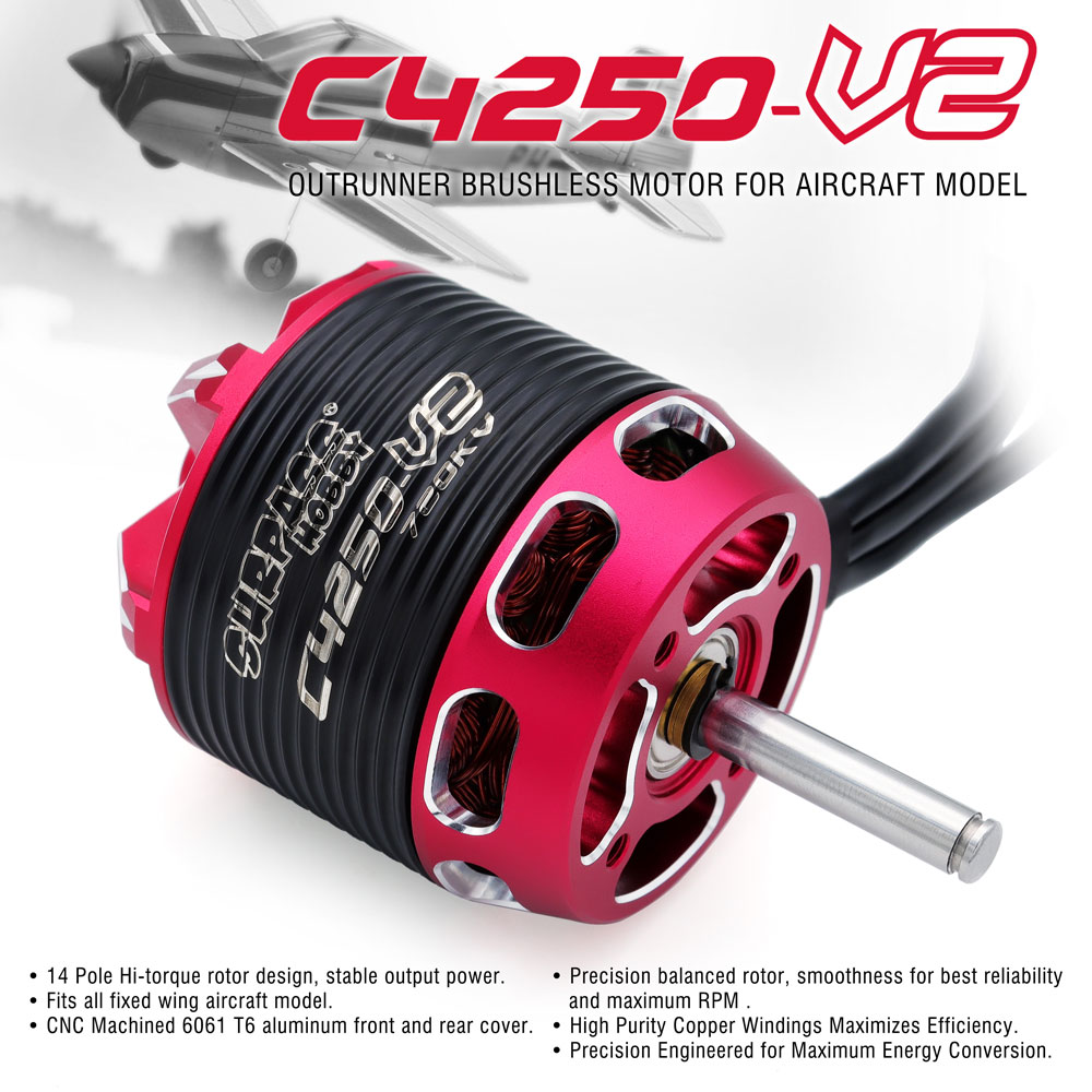 SURPASS HOBBY C4240 750KV/850K - огляд і ціна Drone Rc Jet