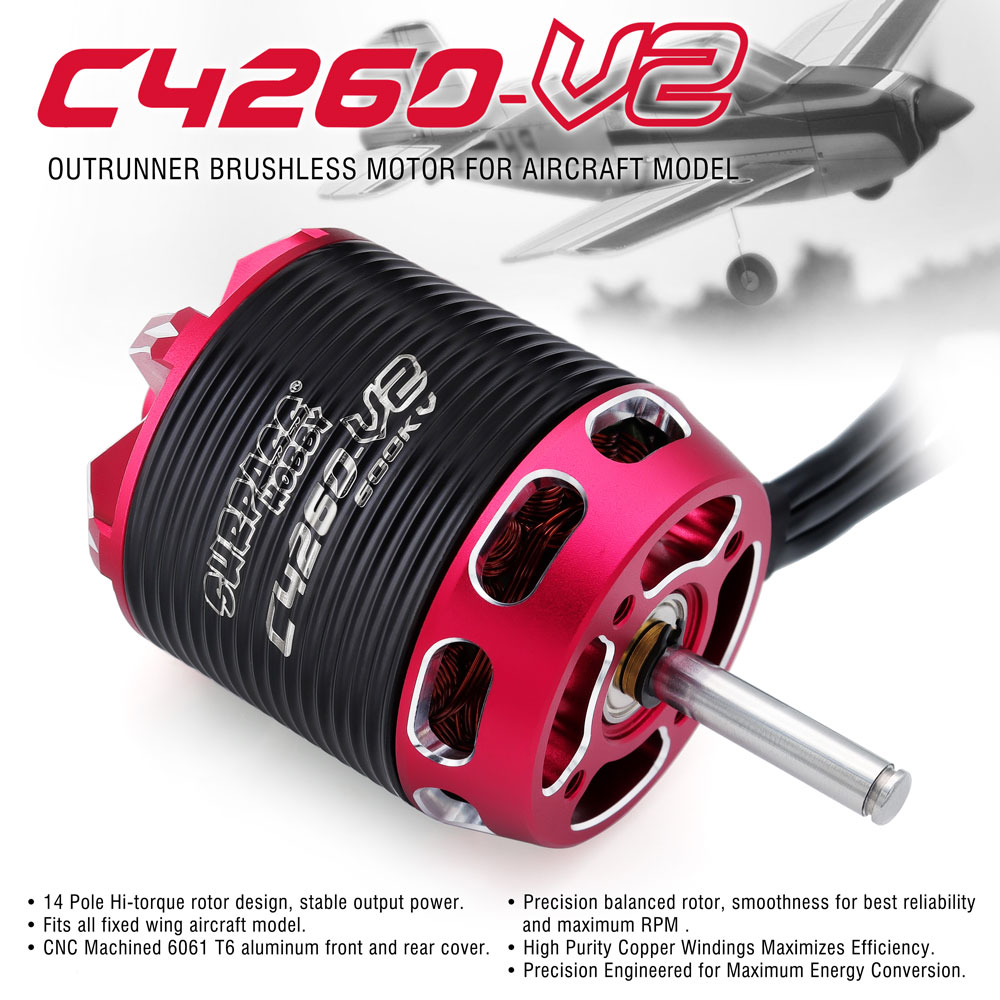 SURPASS HOBBY C4240 750KV/850K - огляд і ціна Drone Rc Jet