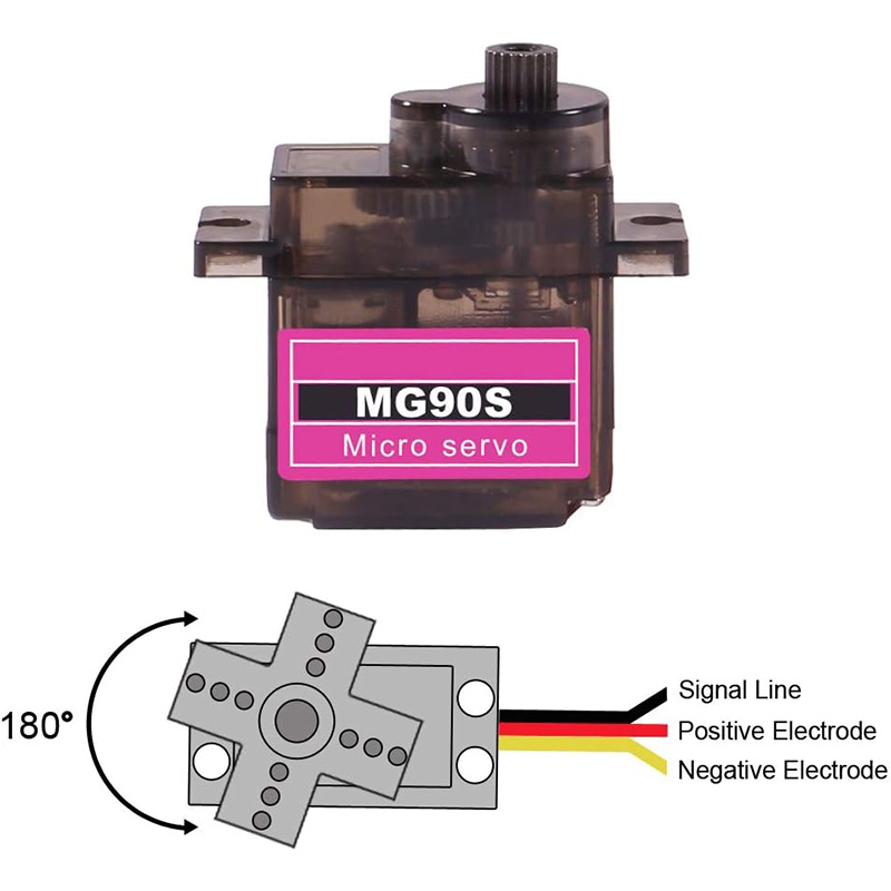 MG90S Servo 5/10/20/40Pcs All  - огляд і ціна Drone Rc Jet